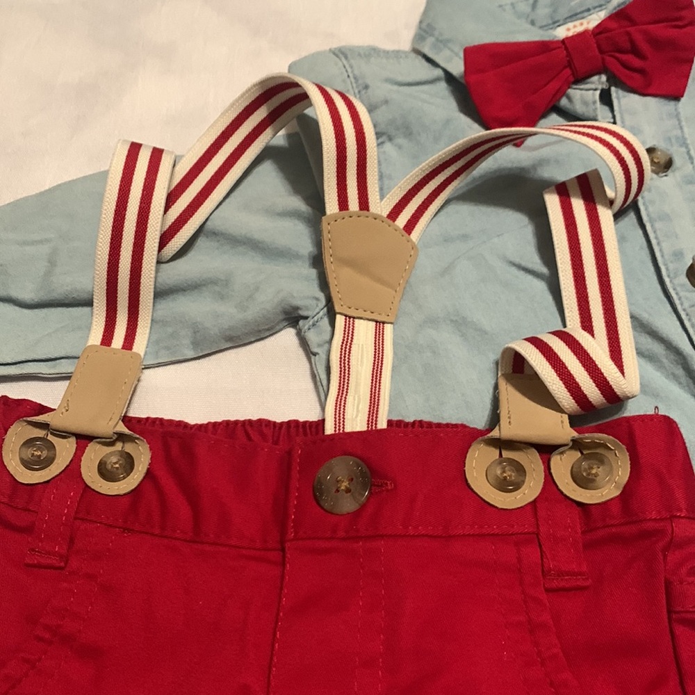 *Cat & Jack  Shirt Pants Set 6-9M NWOT - Picture 2 of 6